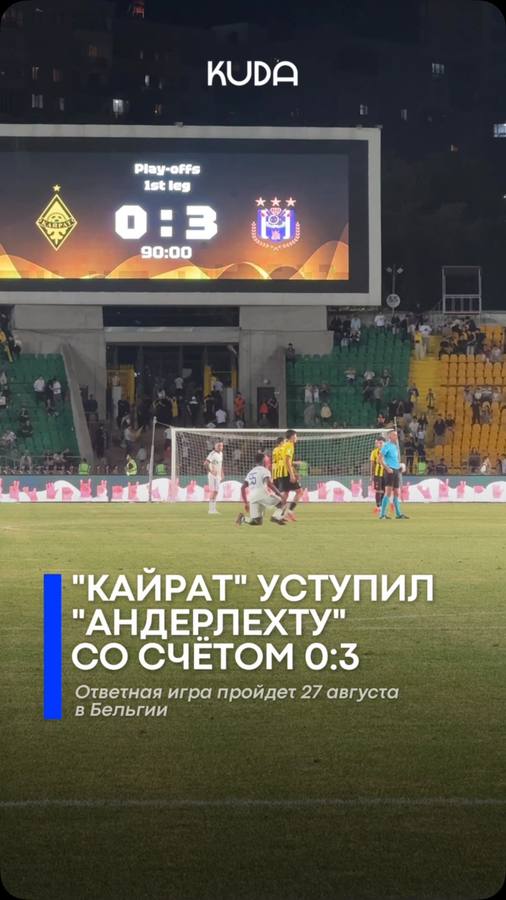 «Кайрат» — «Андерлехт». Ответный матч Лиги Европы