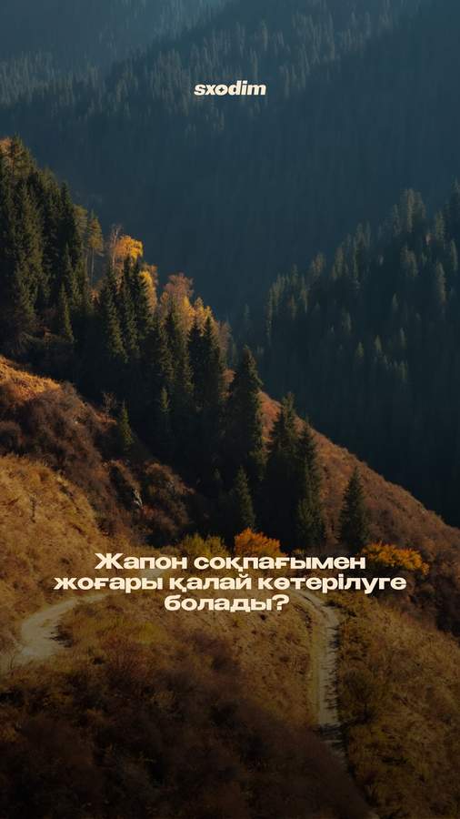 Японская тропа в Алматы