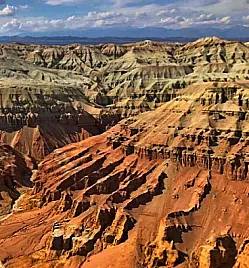 Altyn Emel National Park: Aktau and Katutau Mountains
