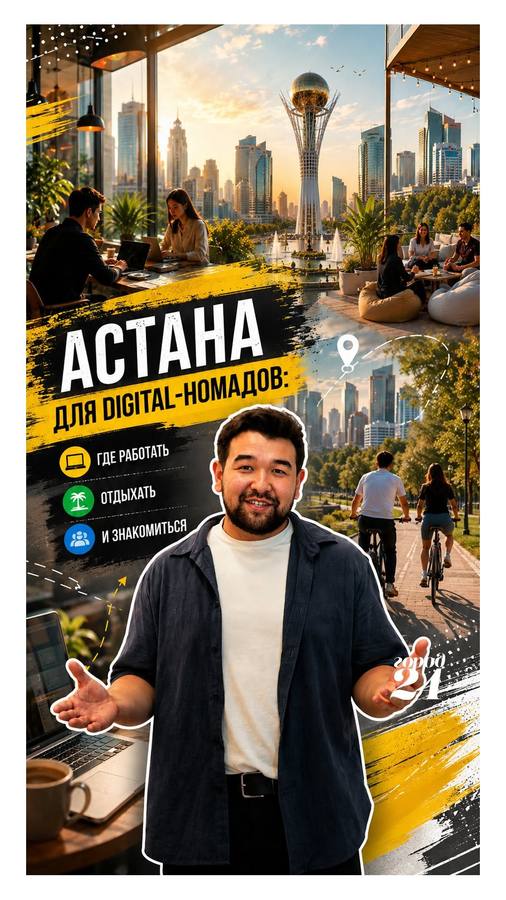 Perfect Day Route for Digital Nomads in Astana