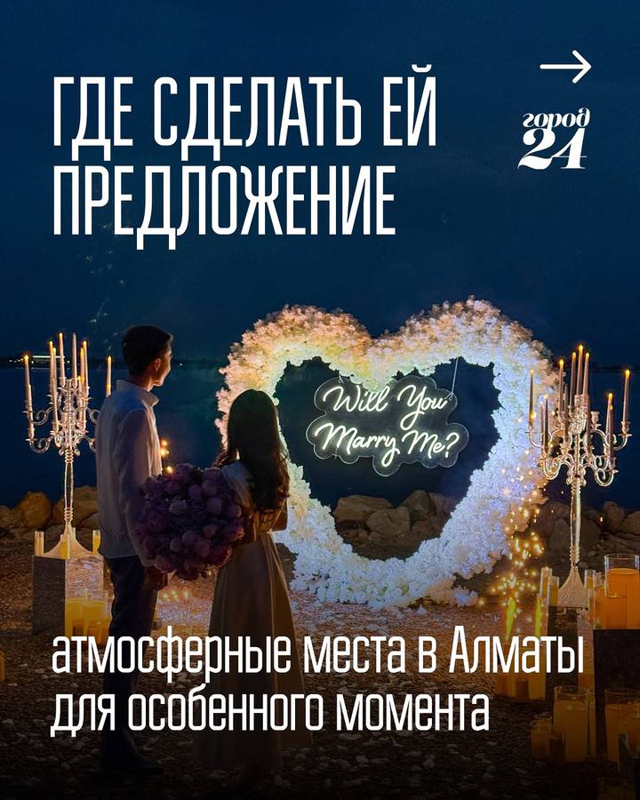 Подборка мест для предложения в Алматы